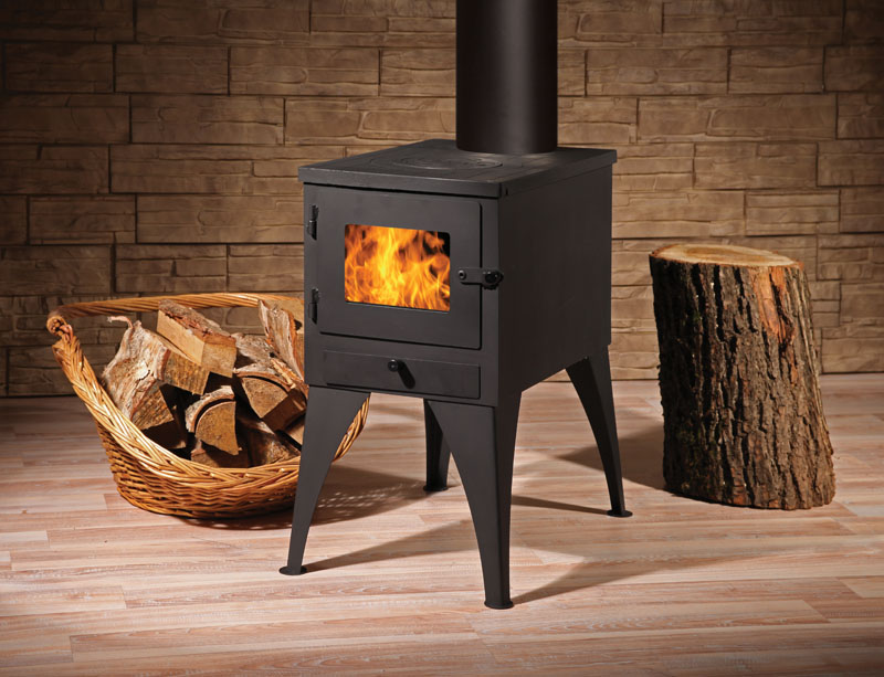 маленькая дровяная печь